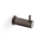 Alexander and Wilks AW775DBZPVD Brunel Knurled Coat Hook