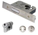 Eurospec EDB50 Euro Profile Bolt Through Cylinder Deadlock Set