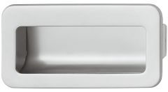 Hafele 151.35.208 110mm Rectangle Insert Matt Chrome Vienne Cabinet Pull Handle