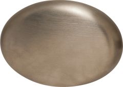 Hafele 133.96.602 50x35mm Oval Stainless Steel Effect Bianca Cabinet Knob