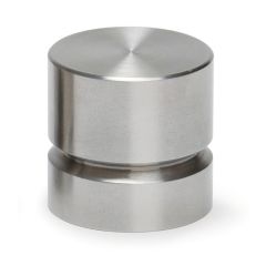 Hafele 134.88.61 Round Stainless Steel Acer Cabinet Knob