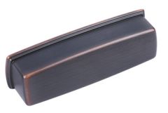 Hafele 133.50.140 Hole 111mm Oil Rubbed Bronze Kane Cup Handle