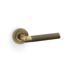 Alexander & Wilks AW210 Harrier Knurled Lever on Round Rose