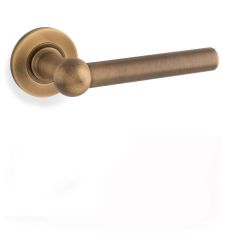 Alexander & Wilks AW250 Siskin Lever on Round Rose Door Handle
