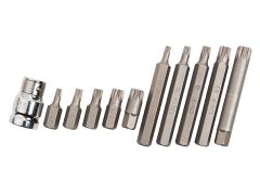 BlueSpot Tools 1515 Spline Bit Set, 11 Piece
