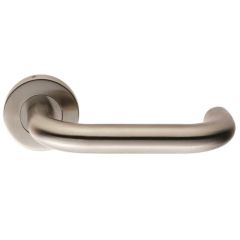 Eurospec CSL1220 22mm Safety Lever on Sprung Rose Door Handles