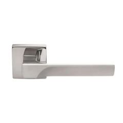 Manital FH5 Contemporary Flash Italian Door Handle Lever On Square Rose