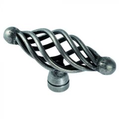 Carlisle Brass Fingertip Steel Cage Oval Knob