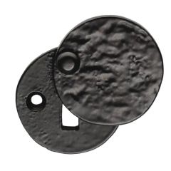 Carlisle Brass LF5546 Ludlow Black Antique Round Covered Lock Escutcheon