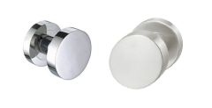 Round Centre Door Knob on Round Rose