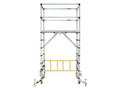 Zarges TT002 Aluminium Telescopic Scaffold Tower with Toeboards