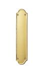 Carlisle Brass DL20 302x65mm Polished Brass Finger Shaped End Door Push Plate