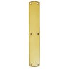 Carlisle Brass PF102 457x75mm Polished Brass Large Finger Door Push Plate