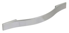 Hafele 108.89.043 204mm Stainless Steel Effect Chiswick Furniture Bow Pull Handle