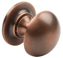 Hafele 134.97.011 38mm Round Brushed Copper Cotswold Cabinet Knob