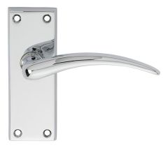 Carlisle Brass DL64 Traditional Wing Door Handle Lever On Backplate