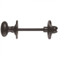 Spare Oval Thumbturn With Coin Release for Bathroom Lock - Black Antique