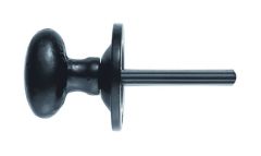 Oval Thumbturn To Operate Rack Bolt-Black Antique