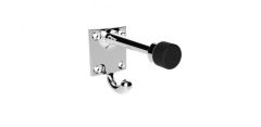 Carlisle Brass AA38CP Rubber Buffer Polished Chrome Hat and Coat Hook With