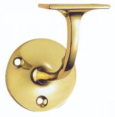Carlisle Brass Lightweight Handrail Bracket-Polished Brass
