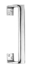 Carlisle Brass AA90CP 225x54.5mm Polished Chrome Cranked Resturant Lobby Door Pull Handle