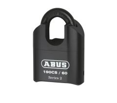 ABUS 51555 ABU19060CSC 190/60 60mm Heavy-Duty Combination Padlock Closed Shackle (4-Digit) Carded