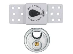 ABUS 83983 ABU82983 142 Series Sliding Door Van Lock & 23/70mm Diskus® Padlock
