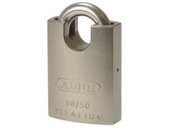 ABUS 56991 ABUKA56991 90RK/50mm TITALIUM™ Padlock Closed Shackle Keyed Alike 2745