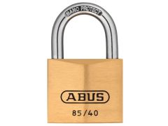 ABUS 2456 ABUKA02456 85/40mm Brass Padlock Keyed Alike 709