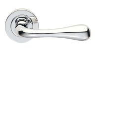 Manital AQ1CP Polished Chrome Astro Latch Lever Door Handle