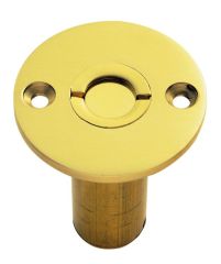 Carlisle Brass Dust Excluding Socket for Flush Bolts-Polished Chrome