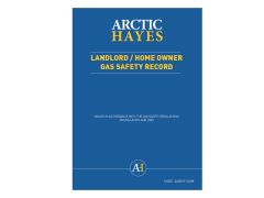 Arctic Hayes 663010-NUM Landlord/Homeowner Gas Safety Record (Pad of 25)
