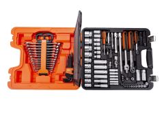 Bahco S103 1/4in &1/2in Dynamic Drive Socket & Spanner Set, 103 Piece