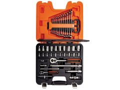 Bahco S410 1/4in & 1/2in Drive Socket & Spanner Set, 41 Piece