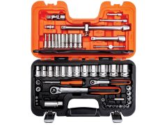 Bahco S560 1/4in & 1/2in Drive Socket Set, 56 Piece