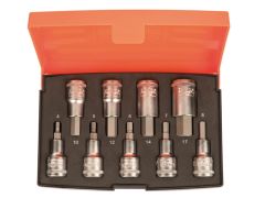 Bahco S9HEX 1/2in Drive Socket Set, 9 Piece