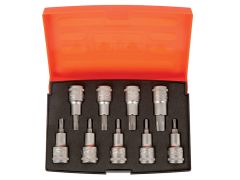 Bahco S9TORX 1/2in Drive Socket Set, 9 Piece