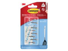 Command 17067CLR-9 Clear Wire Hooks Value Pack (Pack 9)