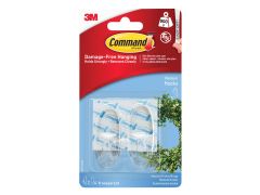 Command Clear Hooks with Clear Strips