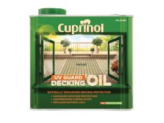 Cuprinol 5122410 UV Guard Decking Oil Natural 2.5 litre