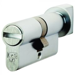 Eurospec CYA70470 5 Pin Euro Bathroom Cylinder & Turn