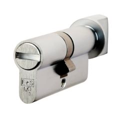 Eurospec 70mm(35/35) 5 Pin Bathroom Cylinder & Turn Polished Chrome CYA70470PC