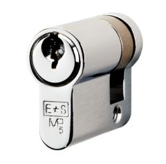 Eurospec 41mm(31/10) 5 Pin Master Key Euro Single Cylinder Polished Chrome CYB77140PC