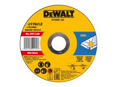 DEWALT DT43921-QZ Cut Off Disc 115 x 1.2 x 22.23mm (Pack 10) DEWDT43921QZ
