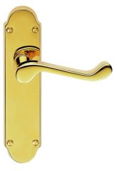 Carlisle Brass Oakley Lever On Backplate-Stainless Brass-Door Handle
