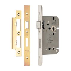 Easi-T Architectural Din Bathroom Lock-Square-Stainless Brass
