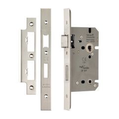 Easi-T Architectural Din Bathroom Lock-Square-Satin Stainless Steel
