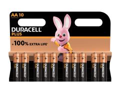 Duracell S19034 AA Cell Plus Power 1 Batteries (Pack 10)