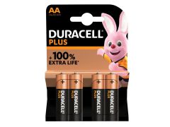 Duracell S18702 AA Cell Plus Power 1 Batteries (Pack 4)