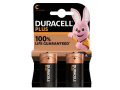 Duracell S18711 C Cell Plus Power 1 Batteries (Pack 2)